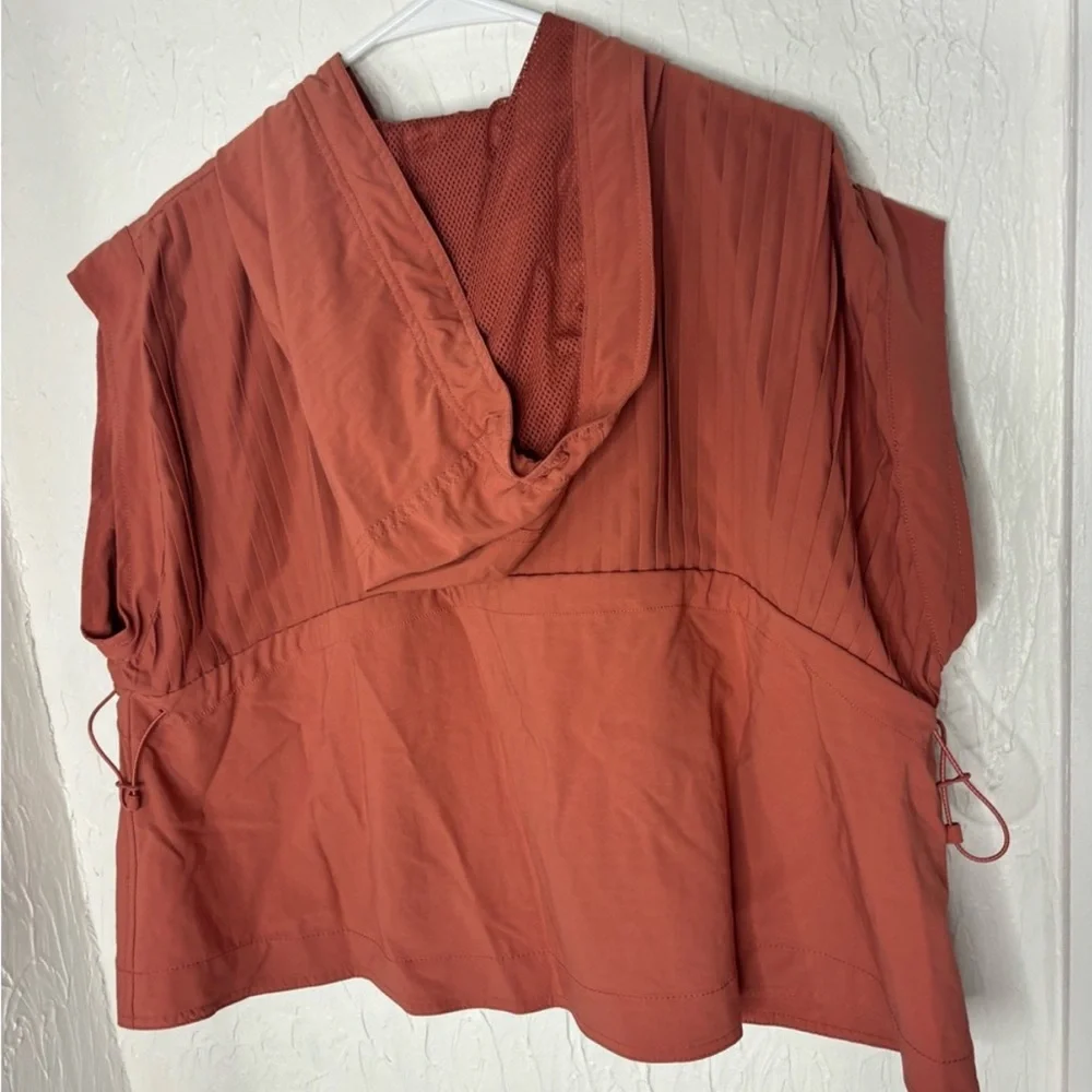 NWOT Free People Movement Pleaty Please Vest Rust Orange Size Large - Picture 5 of 9